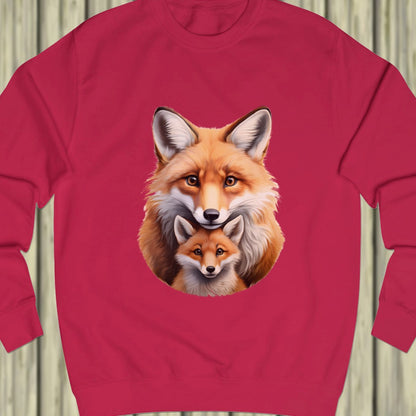 Vos met welp sweatshirt