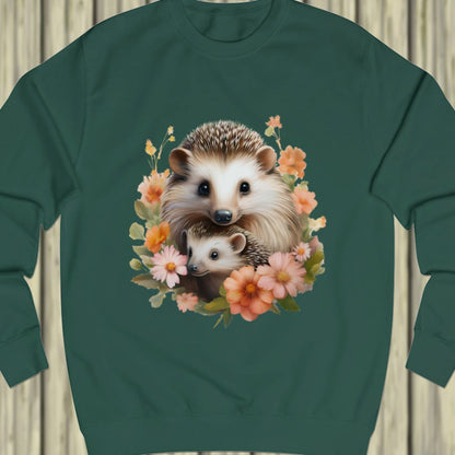 Egel met jong sweatshirt