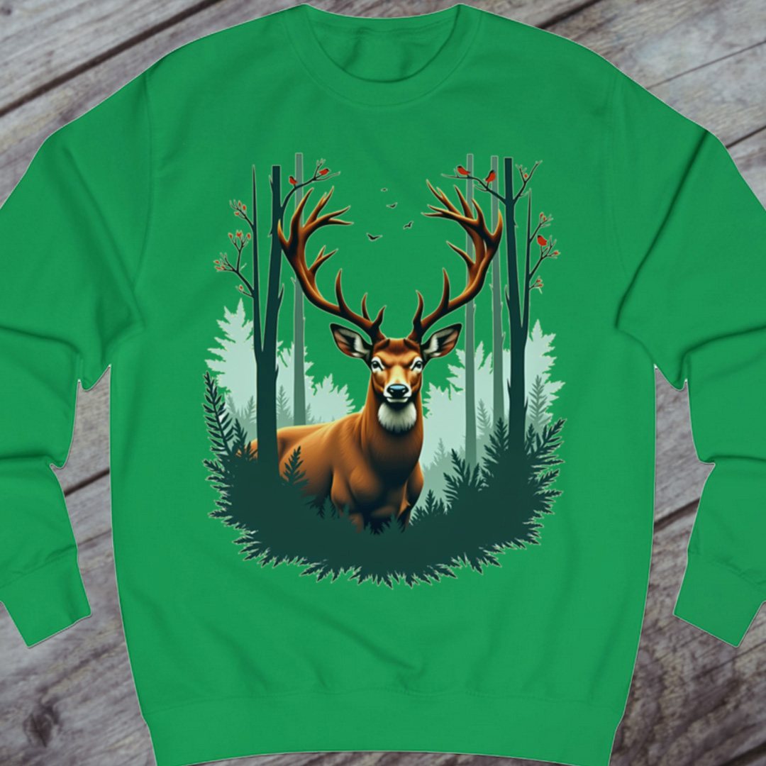 Majestic deer sweatshirt