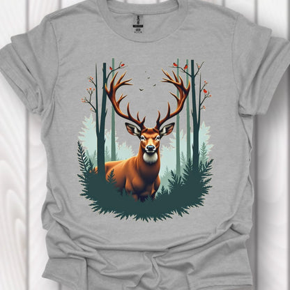 Majestueus Hert T‑Shirt