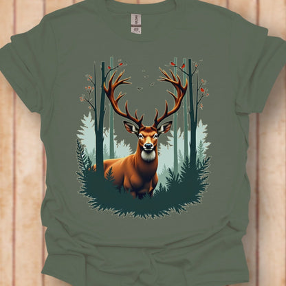 Majestueus Hert T‑Shirt