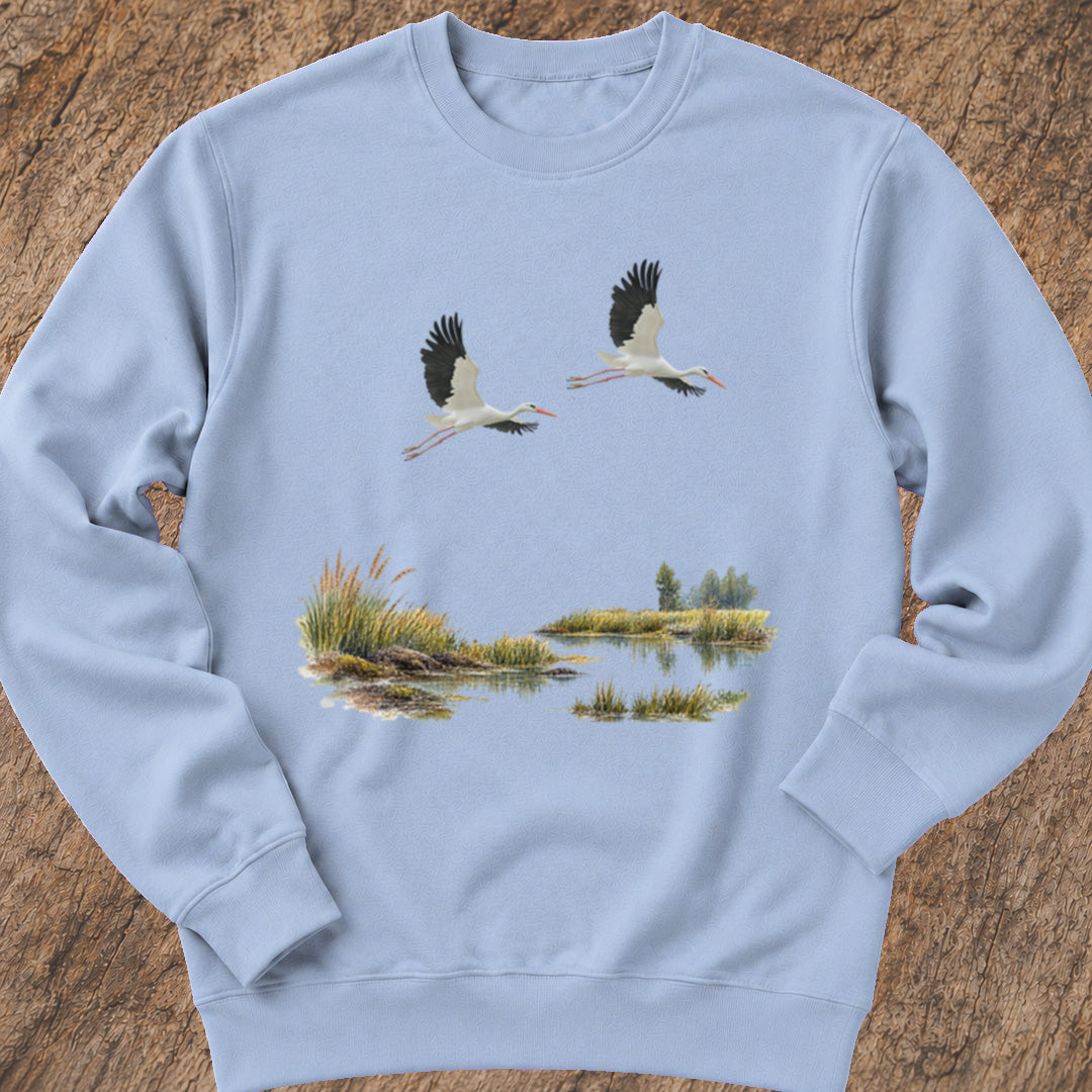Vliegende Ooievaars Sweatshirt