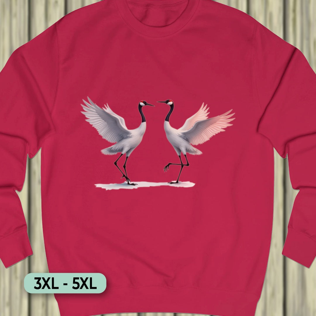Dansende Kraanvogels Sweatshirt+