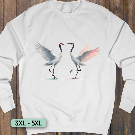 Dansende Kraanvogels Sweatshirt+