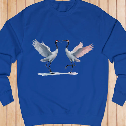 Dancing cranes sweatshirt