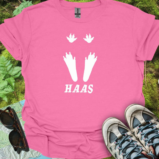 Empreintes de pattes de lièvre blanches T-shirt tendance