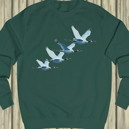 Cranes quartet sweatshirt