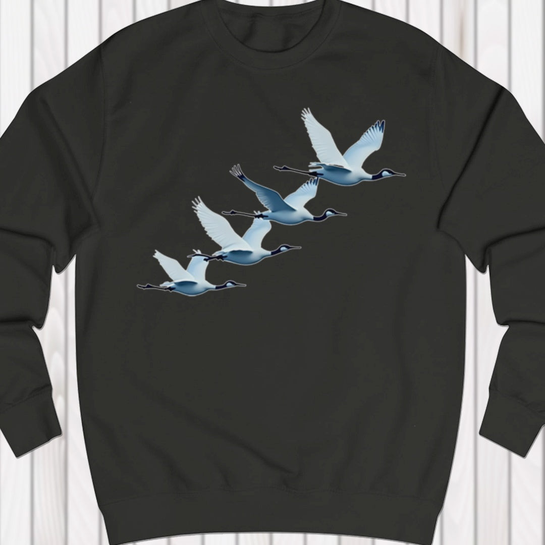 Cranes quartet sweatshirt