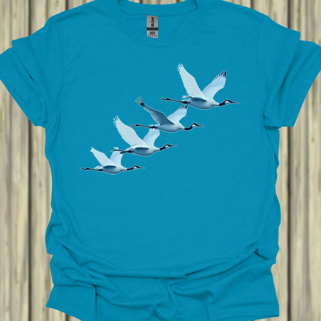 Kraanvogels Kwartet T‑Shirt