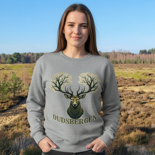 Deer with tree antlers Oudsbergen sweatshirt