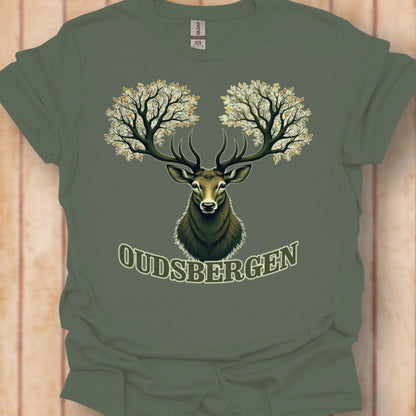 Hert met Boomgewei Oudsbergen T‑Shirt