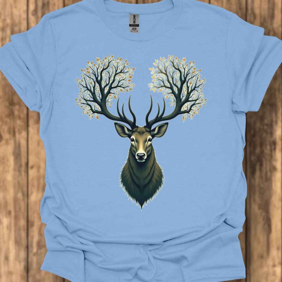 Hert met Boomgewei T‑Shirt