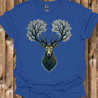 Hert met Boomgewei T‑Shirt