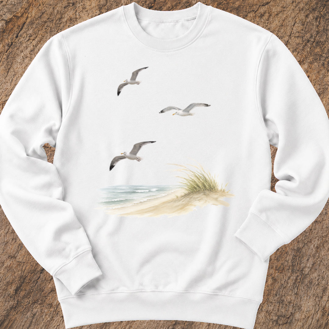 Meeuwen aan de kust Sweatshirt
