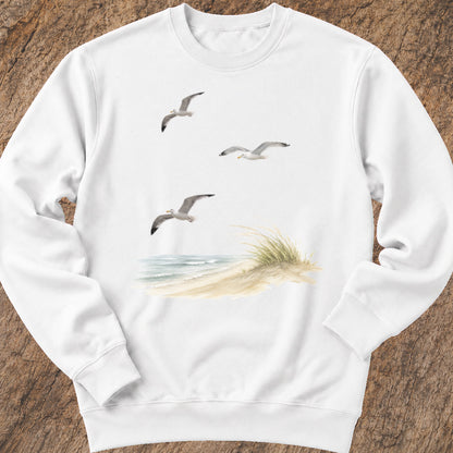 Meeuwen aan de kust Sweatshirt