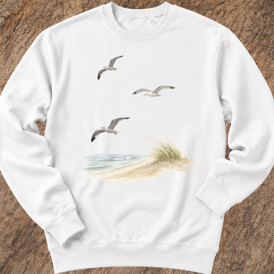 Meeuwen aan de kust Sweatshirt
