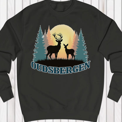 Hert en kalf Oudsbergen sweatshirt
