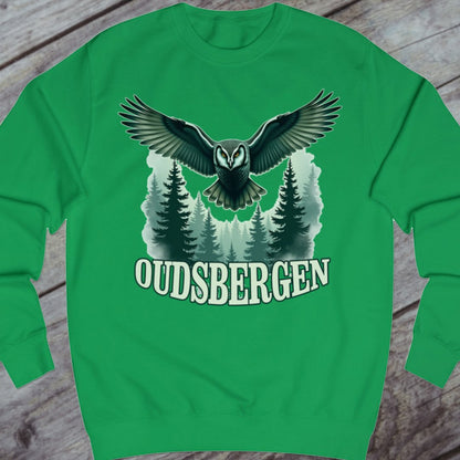 Mysterious owl Oudsbergen white sweatshirt