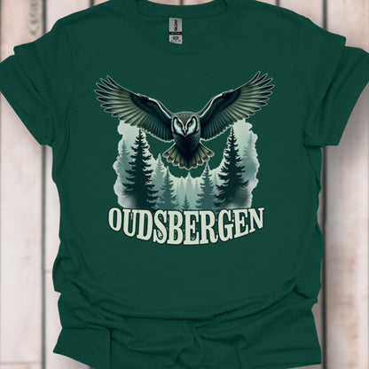Mysterieuze uil wit Oudsbergen T‑Shirt