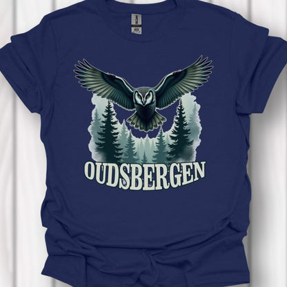 Mysterieuze uil wit Oudsbergen T‑Shirt