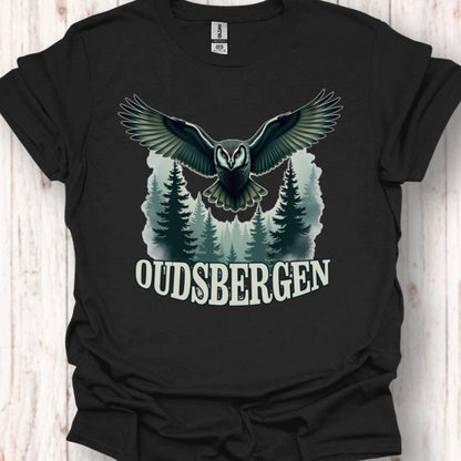 Mysterieuze uil wit Oudsbergen T‑Shirt