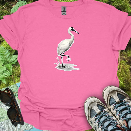 Grue élégante T-shirt tendance 