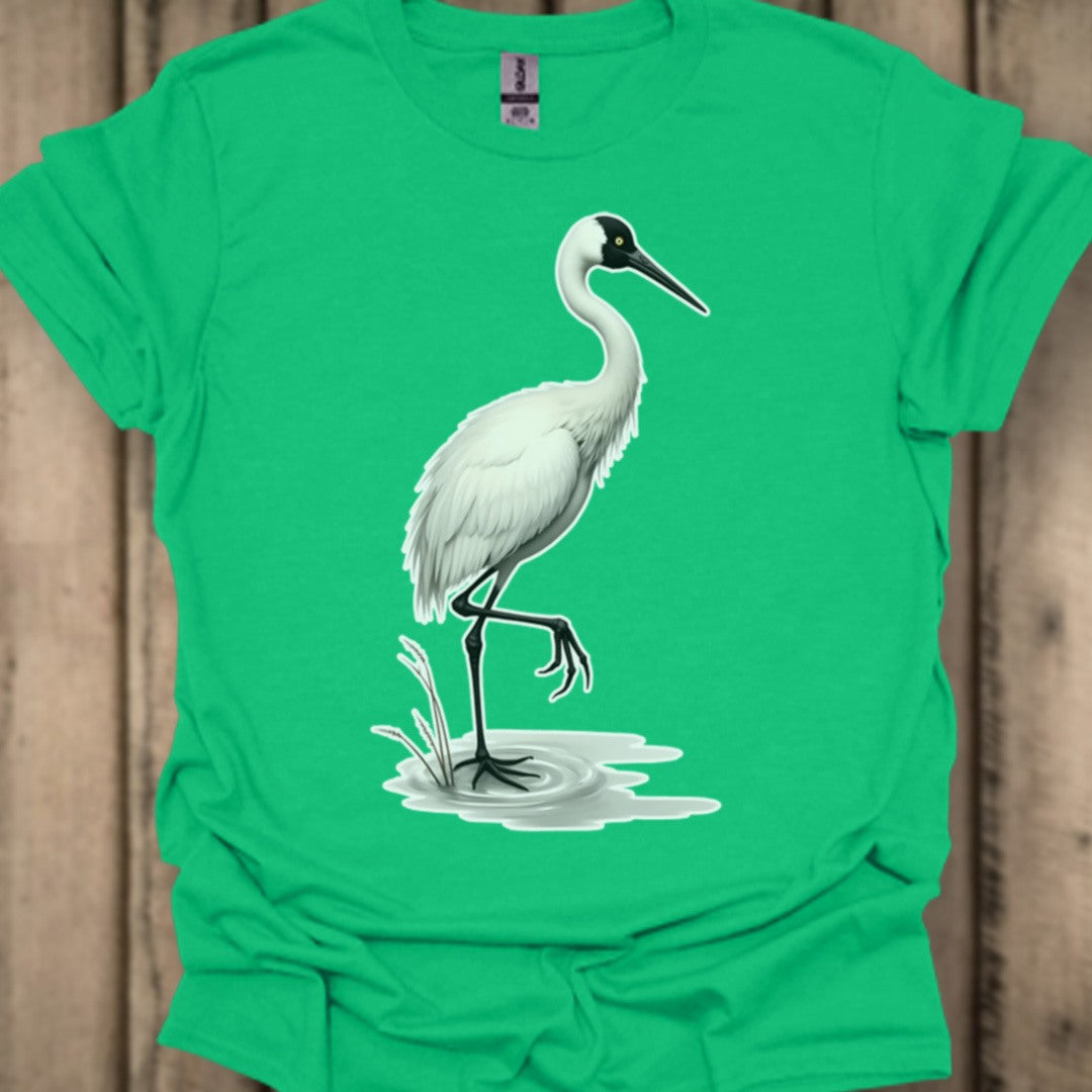 Grue élégante T-shirt tendance 