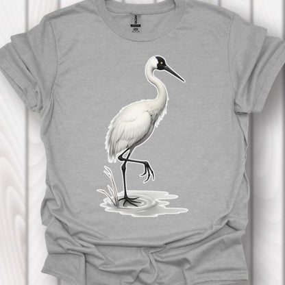 Grue élégante T-shirt intemporel 