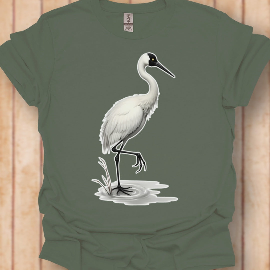 Grue élégante T-shirt intemporel 