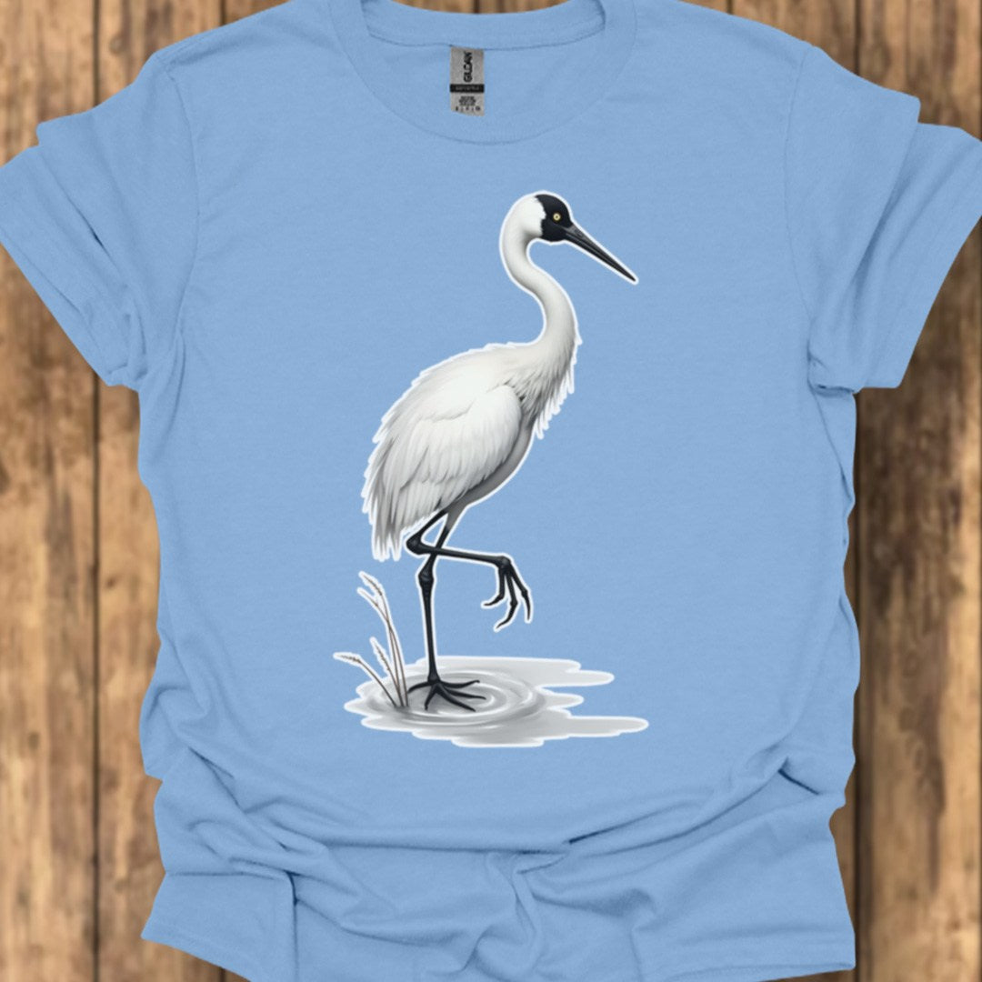 Grue élégante T-shirt tendance 