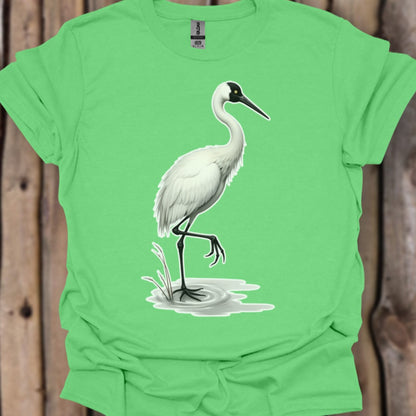 Grue élégante T-shirt tendance 