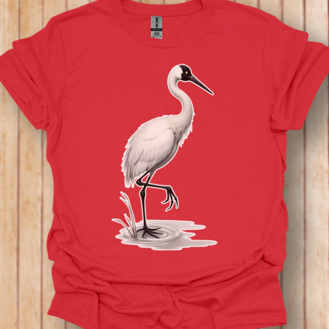 Grue élégante T-shirt tendance 