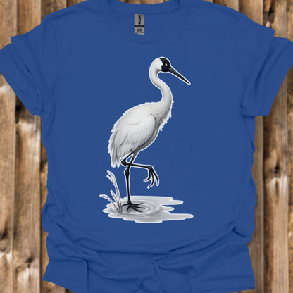 Grue élégante T-shirt tendance 