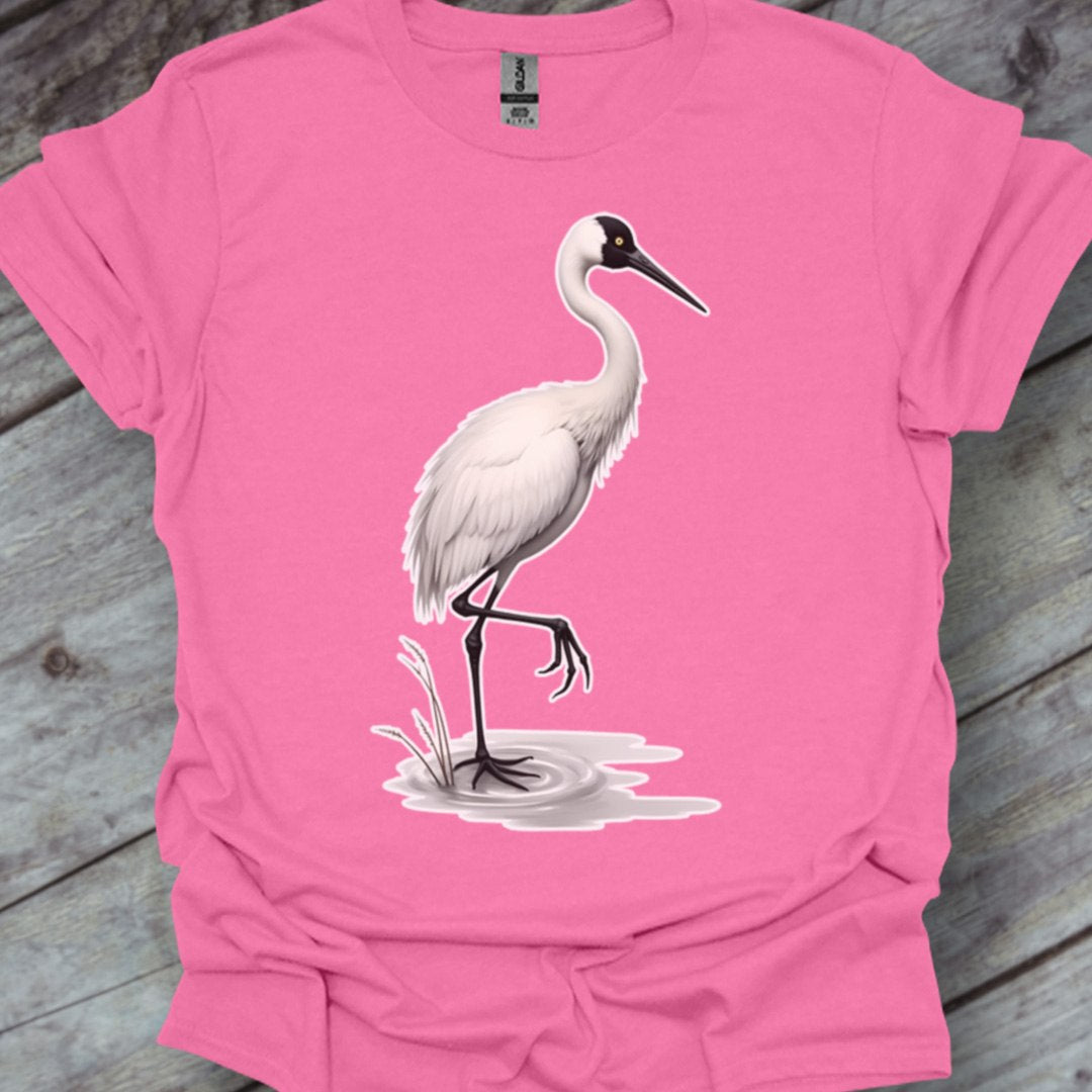 Grue élégante T-shirt tendance 