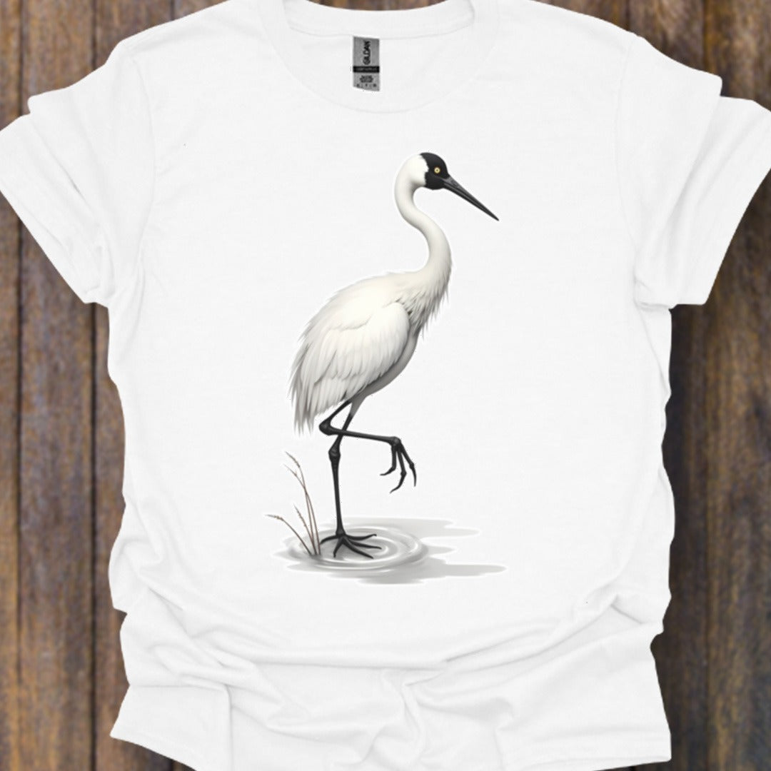 Grue élégante T-shirt intemporel 
