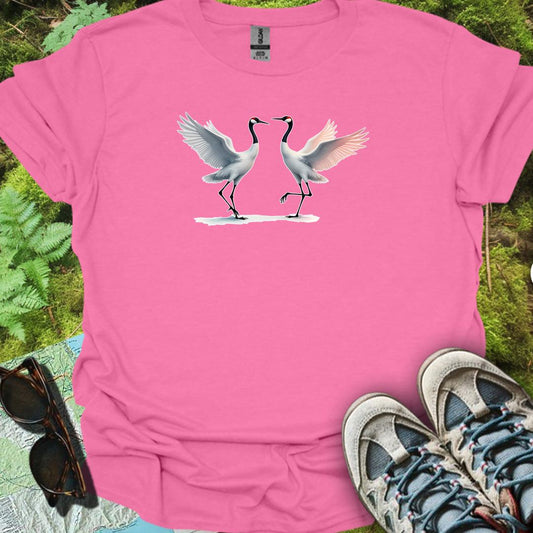 Amour des grues T-shirt tendance 