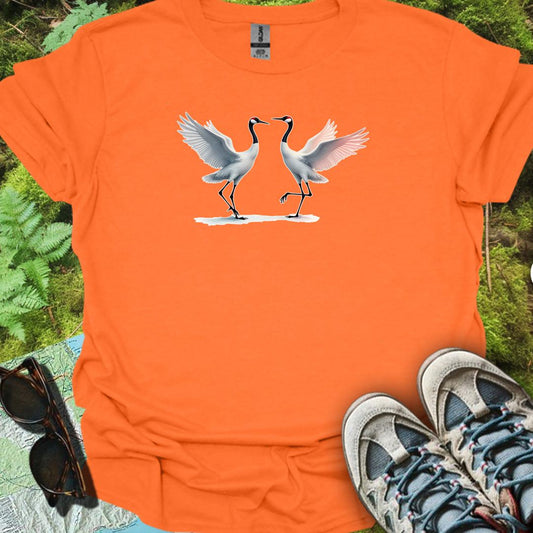 Amour des grues T-shirt tendance 