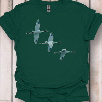 Trio de grues T-shirt intemporel