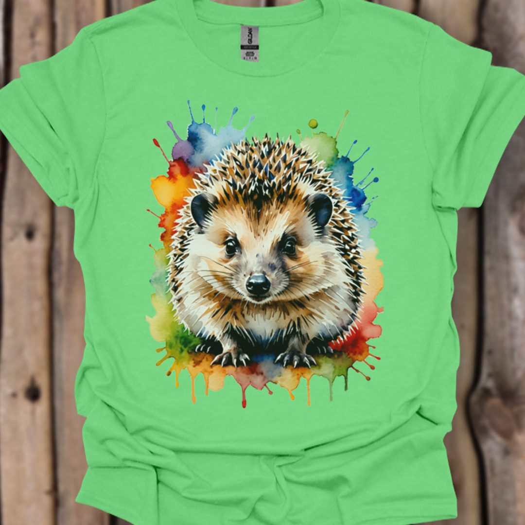 Egel paintart trendy T-shirt