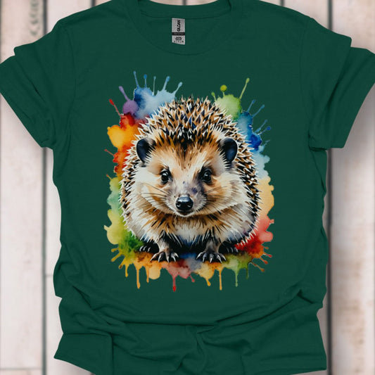 Egel paintart tijdloos T-shirt