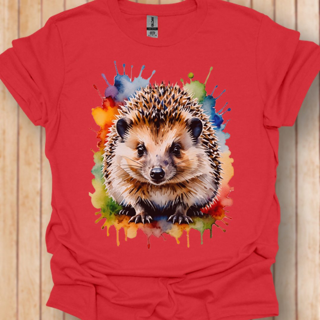 Egel paintart trendy T-shirt