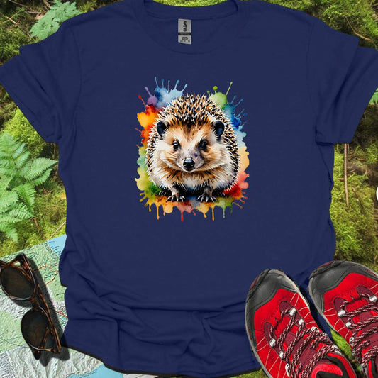 Egel paintart tijdloos T-shirt