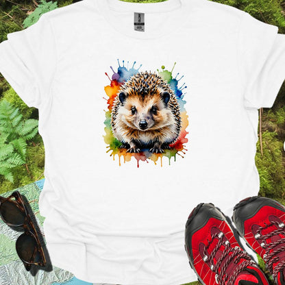 Hérisson art de peinture T-shirt intemporel 