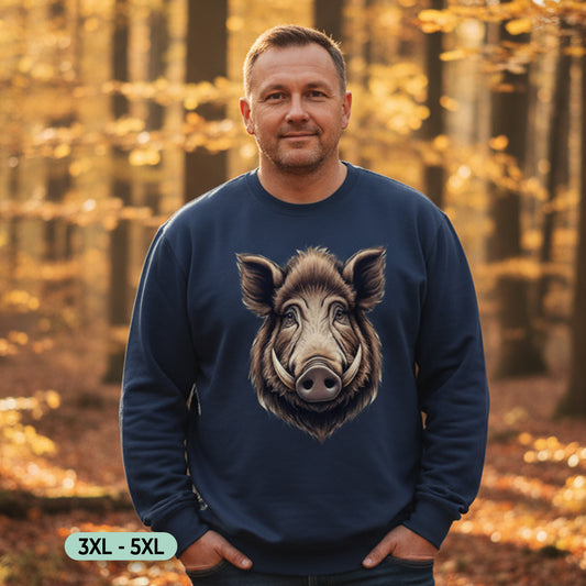 Wild Zwijn kop Sweatshirt+