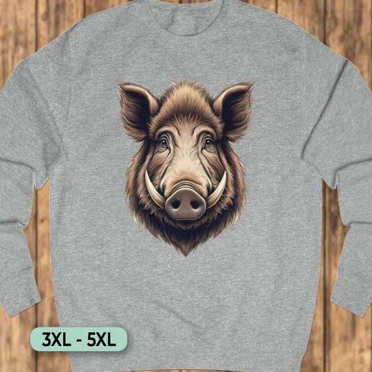 Wild Zwijn kop Sweatshirt+
