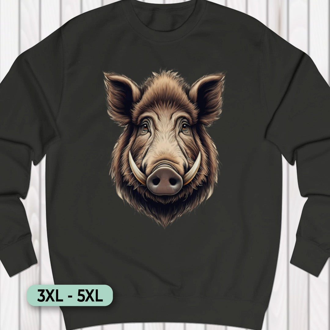 Wild Zwijn kop Sweatshirt+