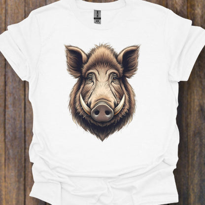Wild Zwijn kop T‑Shirt