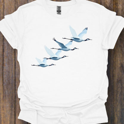 Cranes quartet timeless T-shirt
