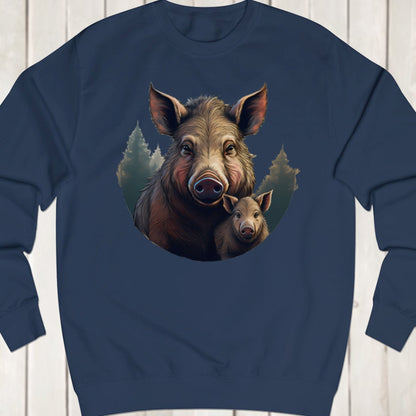 Wild zwijn en frisling sweatshirt
