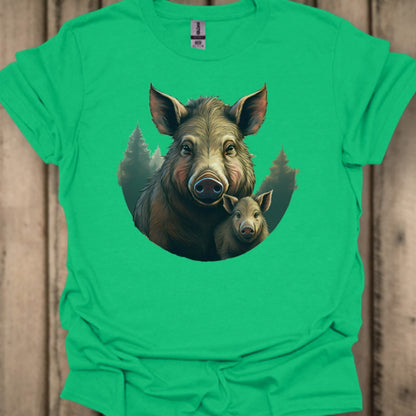 Wild Zwijn en Frisling T‑Shirt